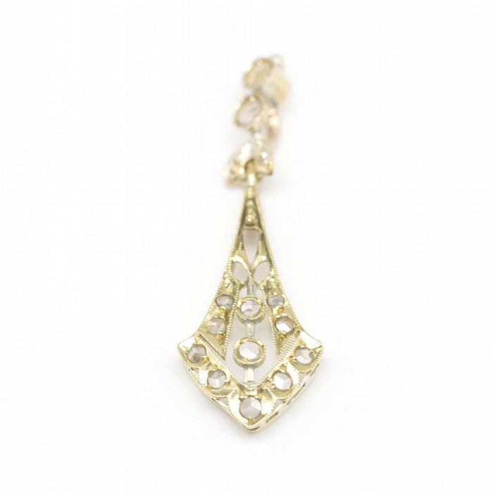 Pendentif Pendentif original 1900 or jaune et diamants 58 Facettes D364089JC