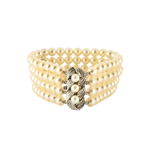 Bracelet Bracelet perles 4 rangs 58 Facettes 2153716