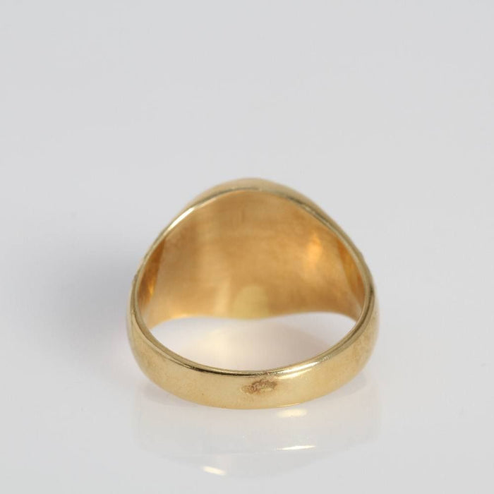 sigillo ovale in oro