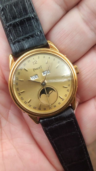 PIAGET - triple calendar certified moon phases