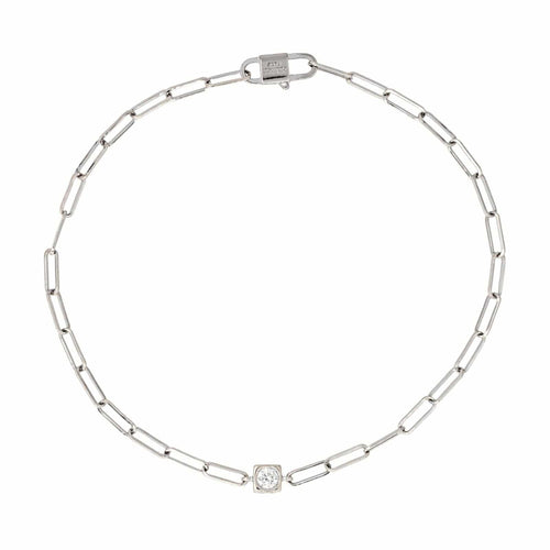 Bracelet Dinh Van  Bracelet    Le cube  Or blanc Diamant 58 Facettes 4410626CN