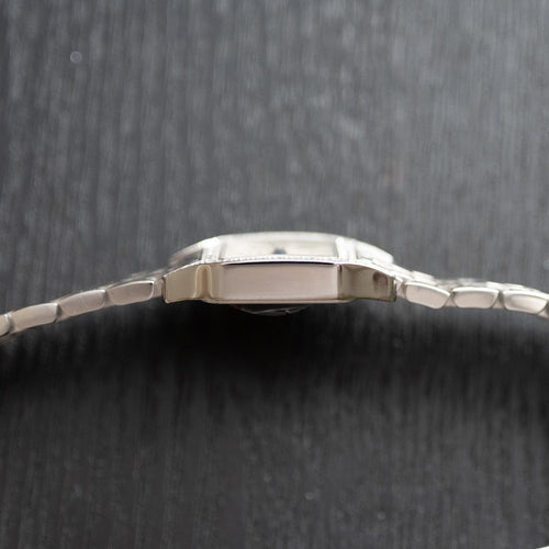 CARTIER - Orologio Santos Demoiselle oro bianco diamanti 