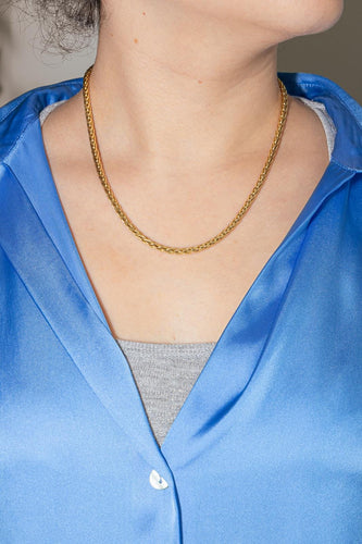 Collier Collier Maille palmier Or jaune 58 Facettes 4686155CN