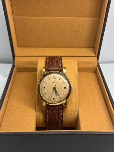 Montre Milus Vintage Or 18 carats 58 Facettes