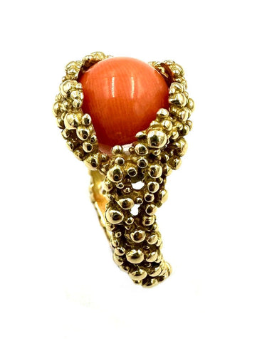 56 GILBERT ALBERT - Bague or jaune et billes interchangeables 58 Facettes