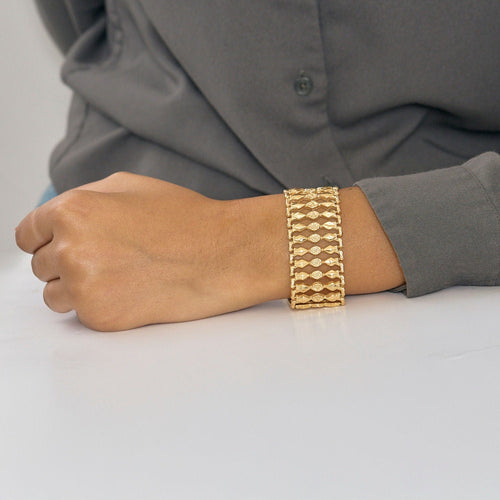 Bracelet Bracelet en Or jaune 18k 58 Facettes THI0321