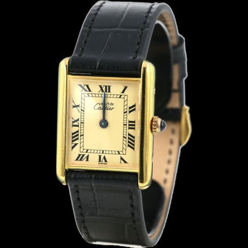 Montre Cartier Montre Tank Vermeil 58 Facettes MT42219