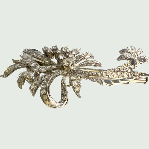 Broche BROCHE AU DESIGN RÉTRO DES ANNÉES 40 - Réf. Q570A (809) 58 Facettes Q570A (809)