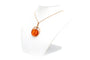 Collier Collier contemporain or jaune et ambre 58 Facettes 22401