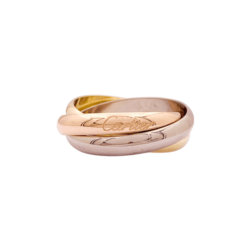 Bague 58 Bague Cartier, "Trinity Classique", trois ors. 58 Facettes 34715