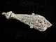Pendentif Pendentif Art Nouveau en platine serti de diamants 58 Facettes
