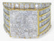 Bague 60 Bague pavage diamants 4,19 carats 58 Facettes AK63
