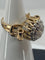 Bague 51 Bague en or 18ct de forme boule sertie de diamants vers 1940/1960 58 Facettes AB41bis