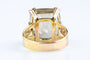 Bague 56 Bague en or jaune sertie d’un quartz fumé 58 Facettes BG41700146-107