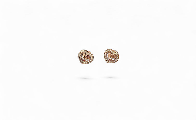Boucles d'oreilles CHOPARD - Boucles d’oreilles Happy diamonds or jaune 58 Facettes