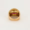 Bague 58 Bague tank or jaune, rubis et diamants 58 Facettes CHA5417
