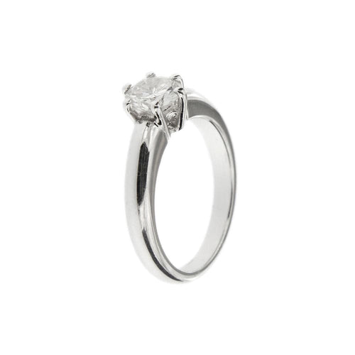 Bague 54 Bague solitaire avec diamant 0,90 ct 58 Facettes 4114