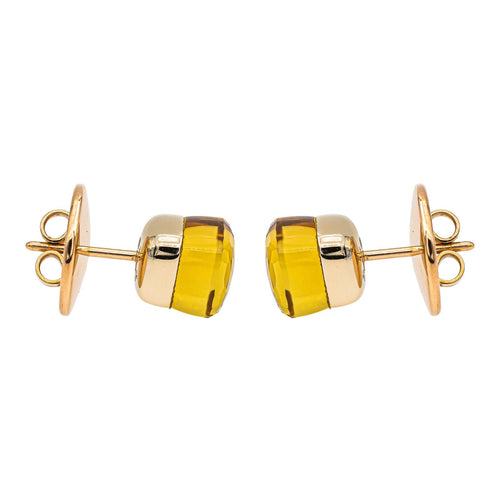 Boucles d'oreilles Pomellato Boucles d'oreilles Nudo Or jaune Citrine 58 Facettes 2991698RV