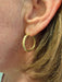 Boucles d'oreilles CRÉOLES MAILLE PALMIER 58 Facettes 090461