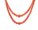 Collier Collier corail de Sardaigne double rang 58 Facettes