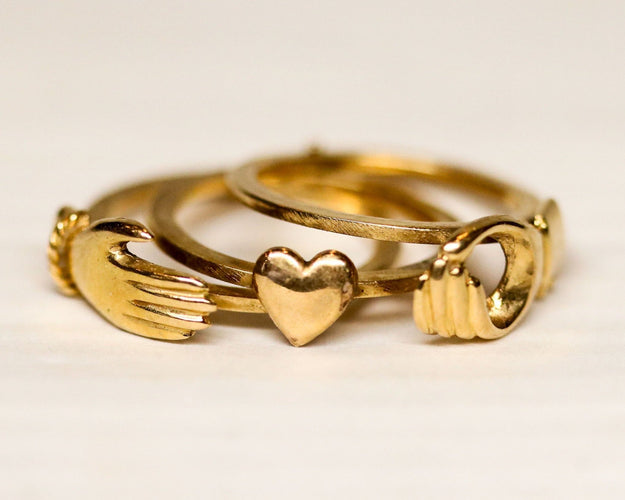 Bague 48.5 Bague de Foi Or Jaune 58 Facettes A11666