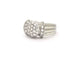 Bague Bague en or blanc et pavé diamants 58 Facettes
