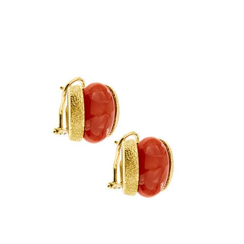 Boucles d'oreilles Boucles d'oreilles en corail 58 Facettes 36791