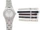 Montre montre baume & mercier linea acier diamants quartz + 5 bracelets 58 Facettes 247835