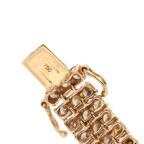 Bracelet Bracelet 3 lignes diamants 58 Facettes 31250