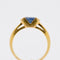 Bague 53 Solitaire Vintage Or Saphir et Diamants Circa 1970 58 Facettes 316