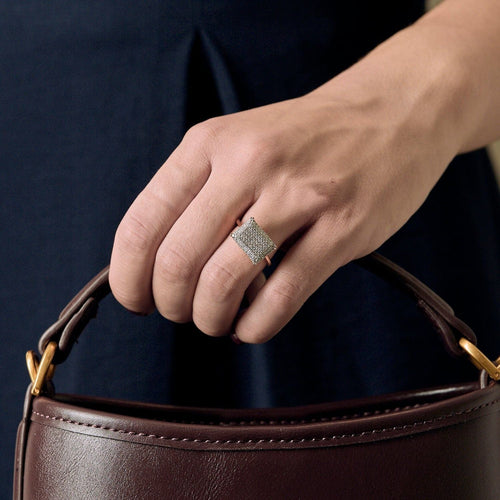 Bague 51 Bague or rose et diamants 58 Facettes BO/250031