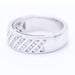 Bague 55 Bague en or blanc avec diamants 58 Facettes N102928EJ