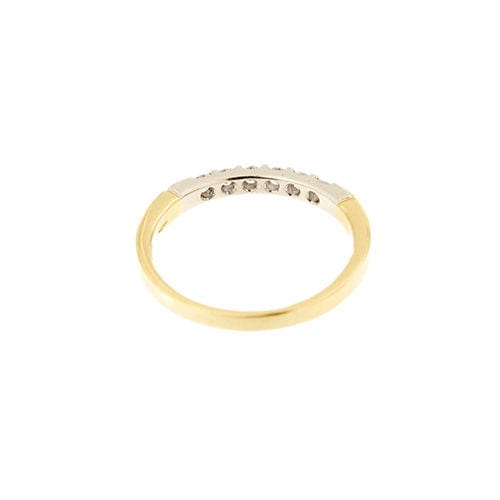 Bague 61 Bague Riviera avec diamants de 0,24 ct 58 Facettes 36981