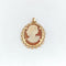 Pendentif Pendentif en or jaune et camée coquille 58 Facettes 32307