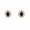 Boucles d'oreilles Puces d'oreilles or jaune et saphirs 58 Facettes 19-089B