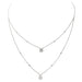 Collier Messika Collier My twin Or blanc Diamant 58 Facettes 3806940CN