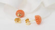 Boucles d'oreilles Boucles d'oreilles corail sculpté 58 Facettes 26370