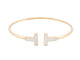 Bracelet bracelet TIFFANY & CO t wire 17cm or jaune nacre 58 Facettes 258844