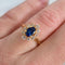 Bague 50 Bague Vintage Or 18 Carats, Saphir Naturel et Diamants - Circa 1980 58 Facettes 321