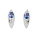 Boucles d'oreilles Boucles d'oreilles Or blanc Saphir 58 Facettes 3230379CN