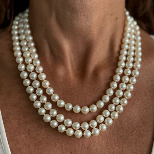 Tre-trådet perlekjede