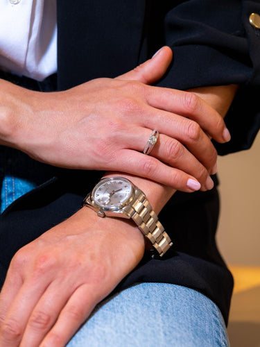 Bague 54 Bague Solitaire Or blanc Diamant 58 Facettes 578749RV