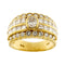Bague 53 Bague or jaune diamants 58 Facettes 19743