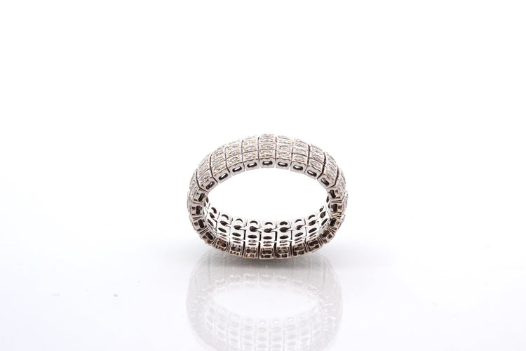 Bague 53 Bague d'occasion diamants en or 58 Facettes 27197