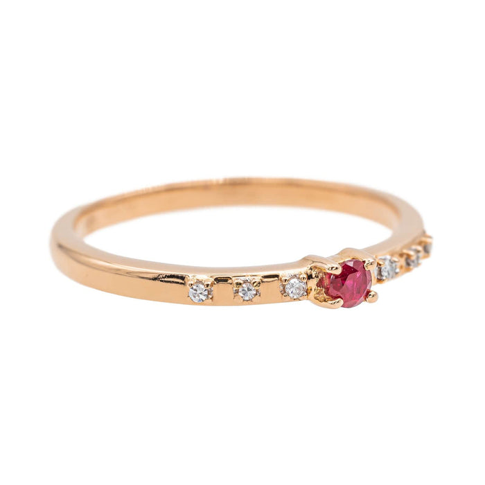 Bague 52 Mauboussin Bague Capsule d'émotion Or rose Rubis 58 Facettes 3327343CN