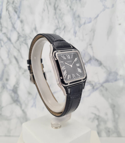 Montre CARTIER Santos Dumont "Emaillée" 58 Facettes WSSA0046