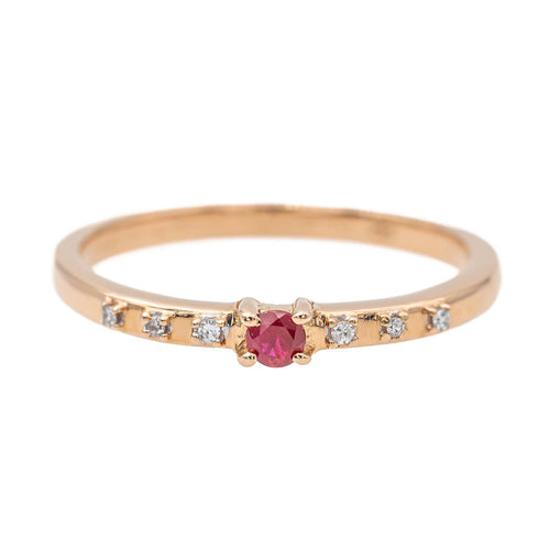 Bague 52 Mauboussin Bague Capsule d'émotion Or rose Rubis 58 Facettes 3327343CN