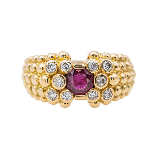 Bague 52 Bague Or jaune Rubis 58 Facettes 3726305CN