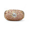 Bague 54 Bague dôme or, saphirs roses, diamant 58 Facettes 197