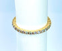 Bague 54 Alliance en or jaune 18 carats en diamants 1 carat 58 Facettes AB461